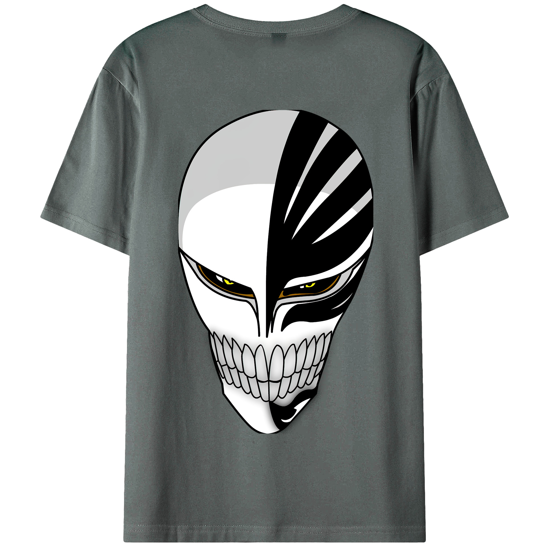 （画像用） ブリーチ 黒崎一護（くろさき いちご）BLEACH Kurosaki Ichigo 綿100％半袖Tシャツ（背面プリント）